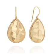 ANNA BECK Hammered Teardrop Earrings
